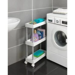 Wenko Haushalts- Und Badwagen Mino Servierwagen Haushaltswagen Mit 3 Ablagen 18 Wenko Haushalts- Und Badwagen Mino Servierwagen Haushaltswagen Mit 3 Ablagen -Küchenbedarf Geschäft 548133 1068 07