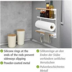 Wenko Küchenregal Magna Magnetisches Regal Zur Befestigung Ohne Bohren Weiß 15 Wenko Küchenregal Magna Magnetisches Regal Zur Befestigung Ohne Bohren Weiß -Küchenbedarf Geschäft 548534 1068 04