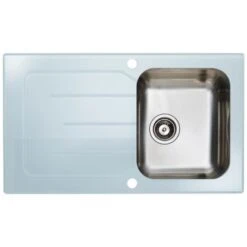 OBI Glasspüle 50 Cm X 86 Cm Weiß