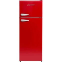 Respekta Kühl-Gefrierkombination KS144 Vintage VC Rot -Küchenbedarf Geschäft 571958 4384 KS144VRA 02