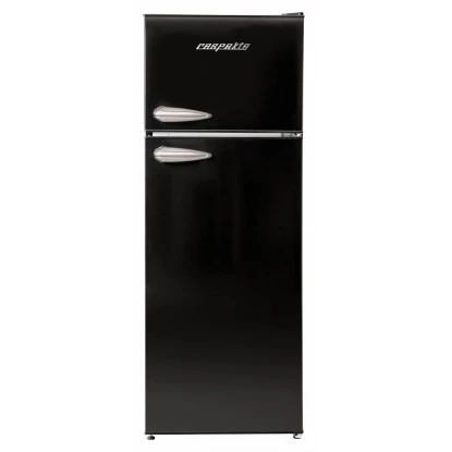 Respekta Kühl-Gefrierkombination KS144 Vintage VC Schwarz 3 Respekta Kühl-Gefrierkombination KS144 Vintage VC Schwarz – Bild 3