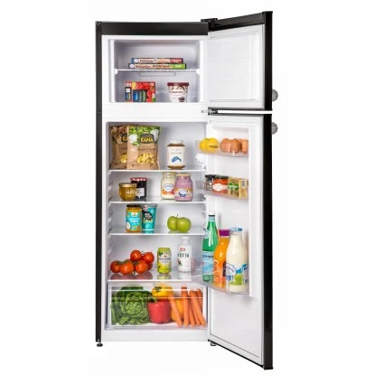 Respekta Kühl-Gefrierkombination KS144 Vintage VC Schwarz 11 Respekta Kühl-Gefrierkombination KS144 Vintage VC Schwarz – Bild 11