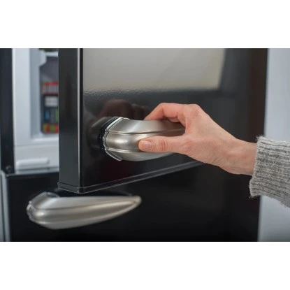 Respekta Kühl-Gefrierkombination KS144 Vintage VC Schwarz 13 Respekta Kühl-Gefrierkombination KS144 Vintage VC Schwarz – Bild 13