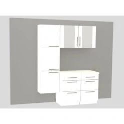 Spülenunterschrank Klassik 60 Weiß Ohne Arbeitsplatte 80 Cm -Küchenbedarf Geschäft 586601 3193 Einbaukueche 4