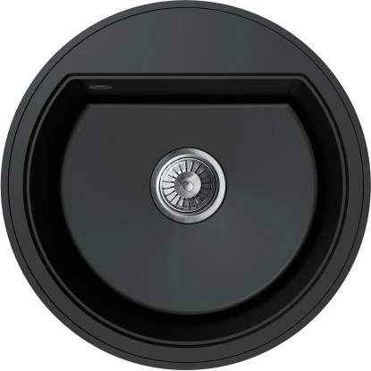 Miló Einbauspüle Granitverbundstoff Olli 51 Schwarz 1 Miló Einbauspüle Granitverbundstoff Olli 51 Schwarz