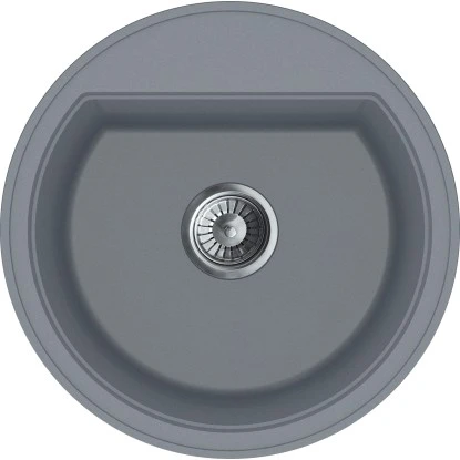 Miló Einbauspüle Granitverbundstoff Olli 51 Grau 1 Miló Einbauspüle Granitverbundstoff Olli 51 Grau