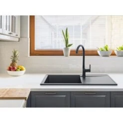 Miló Einbauspüle Granitverbundstoff Palladio 86 Graphit 5 Miló Einbauspüle Granitverbundstoff Palladio 86 Graphit -Küchenbedarf Geschäft 5903140018360 30