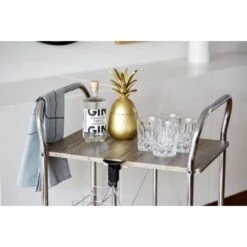 Wenko Servierwagen Liky Holzdekor Zusammenklappbar -Küchenbedarf Geschäft 686865 1068 07