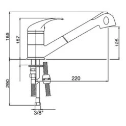 Sanitop-Wingenroth Küchenarmatur Concordia Für Spüle Geschirrbrause -Küchenbedarf Geschäft 687910 3711 2