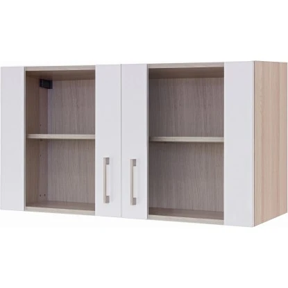 Flex-Well Exclusiv Glas-Hängeschrank Abaco 100 Cm Perlmutt 1 Flex-Well Exclusiv Glas-Hängeschrank Abaco 100 Cm Perlmutt