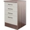 Flex-Well Exclusiv Schubkastenschrank Eico 50 Cm Magnolienweiß
