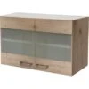 Flex-Well Glas-Oberschrank 100 Cm Arizona San Remo Eiche