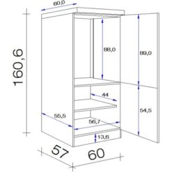 Flex-Well Exclusiv Kühlschrank-Einbauschrank Vintea Mit Kühlschrank EEK: F 5 Flex-Well Exclusiv Kühlschrank-Einbauschrank Vintea Mit Kühlschrank EEK: F -Küchenbedarf Geschäft 756420 4051 5 1