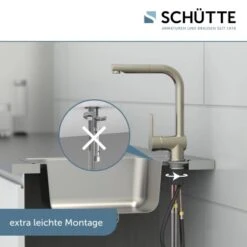 Schütte Spültischarmatur Mit Herausziehbarem Auslauf London Edelstahloptik -Küchenbedarf Geschäft 7661846 2759 9