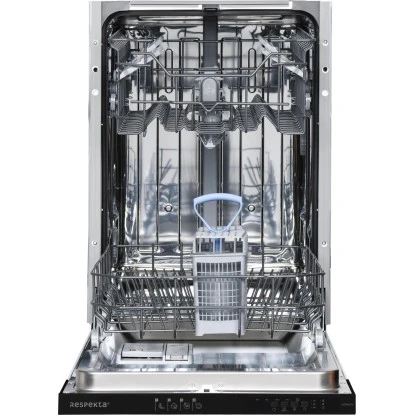Respekta Einbaugeschirrspüler GSP45VV 45 Cm Schwarz Vollintegriert 1 Respekta Einbaugeschirrspüler GSP45VV 45 Cm Schwarz Vollintegriert