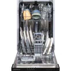 Respekta Einbaugeschirrspüler GSP45VV 45 Cm Schwarz Vollintegriert 16 Respekta Einbaugeschirrspüler GSP45VV 45 Cm Schwarz Vollintegriert -Küchenbedarf Geschäft 818909 4384 5