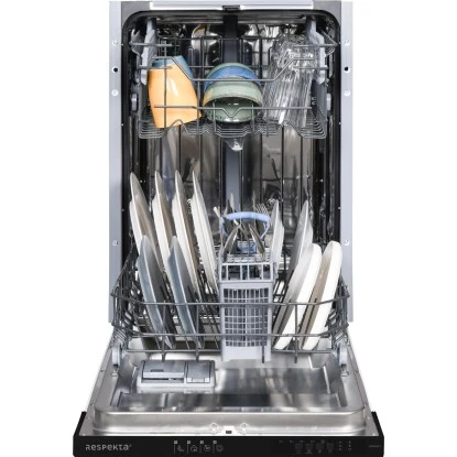 Respekta Einbaugeschirrspüler GSP45VV 45 Cm Schwarz Vollintegriert 6 Respekta Einbaugeschirrspüler GSP45VV 45 Cm Schwarz Vollintegriert – Bild 6