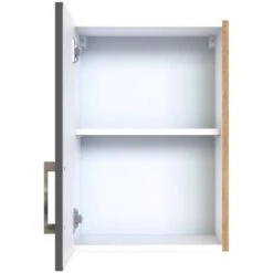 Held Möbel Hängeschrank Sorrento BxHxT 40 X 57 X 34 Cm Anthrazit-Wotaneiche -Küchenbedarf Geschäft 853726 11016600 3