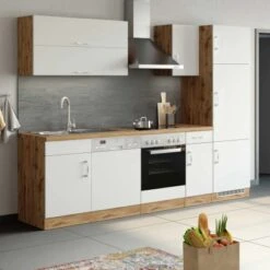 Held Möbel Hängeschrank Sorrento BxHxT 40 Cm X 57 Cm X 34 Cm Weiß-Wotaneiche -Küchenbedarf Geschäft 853727 11016600 12