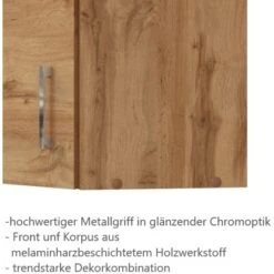 Held Möbel Eckhängeschrank Sorrento BxHxT 60 X 57 X 60 Cm Wotaneiche-Wotaneiche -Küchenbedarf Geschäft 853757 11016600 8