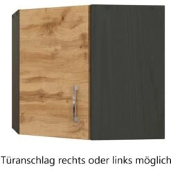 Held Möbel Eckhängeschrank Sorrento BxHxT 60 X 57 X 60 Cm Wotaneiche-Grafit -Küchenbedarf Geschäft 853758 11016600 3