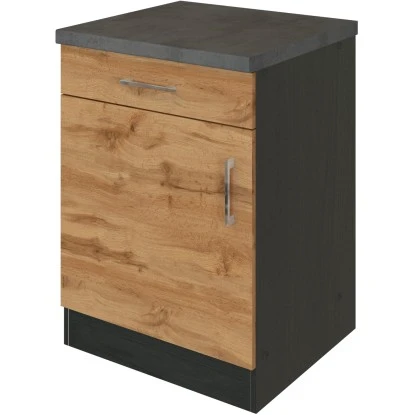 Held Möbel Unterschrank Sorrento 50 X 85 X 60 Cm Tür Schub. + EL-B. Wotan.-Graf. 1 Held Möbel Unterschrank Sorrento 50 X 85 X 60 Cm Tür Schub. + EL-B. Wotan.-Graf.