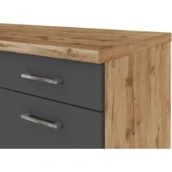 Held Möbel Auszugsschrank Sorrento 50 X 85 X 60 Cm Schubk. 2 Ausz. Anthr.-Wotan. -Küchenbedarf Geschäft 853781 11016600 9