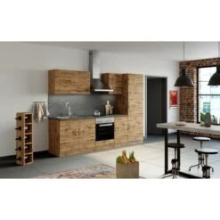 Held Möbel Spülenschrank Sorrento B100 X H85 X T60 Cm 2 Türen Wotaneiche -Küchenbedarf Geschäft 853819 11016600 14