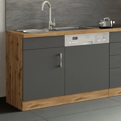 Held Möbel Spülzentrum Sorrento 110 X 85 X 60 Cm Tür Blende Sockel Anth.-W.eiche 12 Held Möbel Spülzentrum Sorrento 110 X 85 X 60 Cm Tür Blende Sockel Anth.-W.eiche – Bild 12