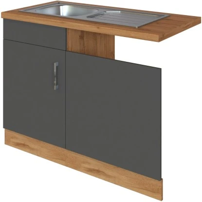 Held Möbel Spülzentrum Sorrento 110 X 85 X 60 Cm Tür Blende Sockel Anth.-W.eiche 2 Held Möbel Spülzentrum Sorrento 110 X 85 X 60 Cm Tür Blende Sockel Anth.-W.eiche – Bild 2