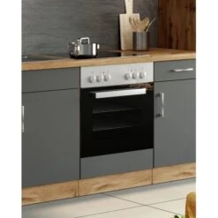 Held Möbel Herdumbau Sorrento 60 X 85 X 60 Cm Nische F. Ofen Anthr.-Wotaneiche -Küchenbedarf Geschäft 853835 11016600 6