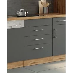 Held Möbel Kochfeldumbauschrank Sorrento 60 X 85 X 60 Cm 2 SK 1 AZ Anthr.-Wotan. 16 Held Möbel Kochfeldumbauschrank Sorrento 60 X 85 X 60 Cm 2 SK 1 AZ Anthr.-Wotan. -Küchenbedarf Geschäft 853848 11016600 5