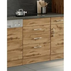 Held Möbel Kochfeldumbauschrank Sorrento 60 X 85 X 60 Cm 2 Schub. 1 Ausz. Wotan. -Küchenbedarf Geschäft 853850 11016600 6