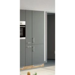 Held Möbel Kühl-Gefrierschrankumbau Sorrento B60x H200x T60 Cm Anthr.-Wotanei. -Küchenbedarf Geschäft 853910 11016600 9