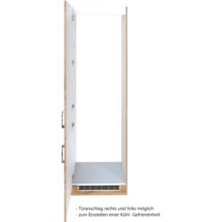 Held Möbel Kühl-Gefrierschrankumbau Sorrento B60 X H200 X T60 Cm Wotaneiche -Küchenbedarf Geschäft 853915 11016600 3