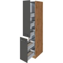 Held Möbel Apothekerschrank Sorrento 30x 200x 60 Cm 2 Ausz. 5 Fäch. Ant.-Wotan. -Küchenbedarf Geschäft 853933 11016600 3