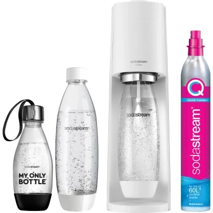 Sodastream Terra Wassersprudler Vorteilspack Weiß 1 Sodastream Terra Wassersprudler Vorteilspack Weiß