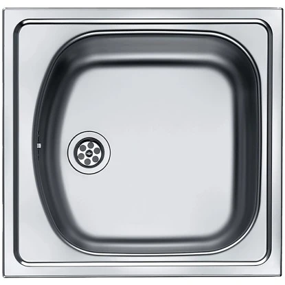 Eurodomo Einbauspüle Norm 45,5 Cm X 43,5 Cm Edelstahl Glatt 1 Eurodomo Einbauspüle Norm 45,5 Cm X 43,5 Cm Edelstahl Glatt