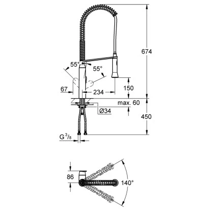 Grohe Küchenarmatur K7 DN 15 2 Grohe Küchenarmatur K7 DN 15 – Bild 2
