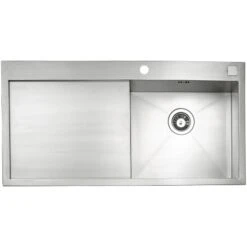 OBI Einbauspüle Quadra Basic 100 Edelstahl Eckig