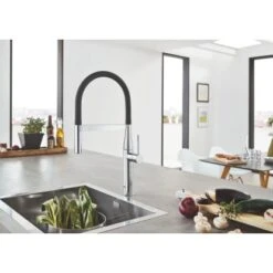 Grohe Einhand-Küchenarmatur Essence Chrom 6 Grohe Einhand-Küchenarmatur Essence Chrom -Küchenbedarf Geschäft spueltischbatterie milieu1