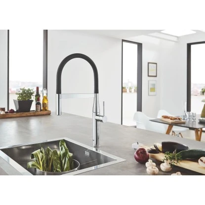 Grohe Einhand-Küchenarmatur Essence Chrom 3 Grohe Einhand-Küchenarmatur Essence Chrom – Bild 3