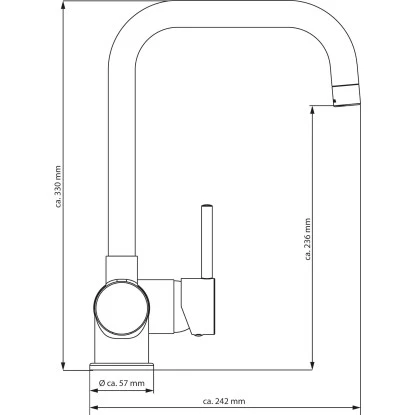 Eisl Spültischarmatur Futura Schwarz-Matt 3 Eisl Spültischarmatur Futura Schwarz-Matt – Bild 3